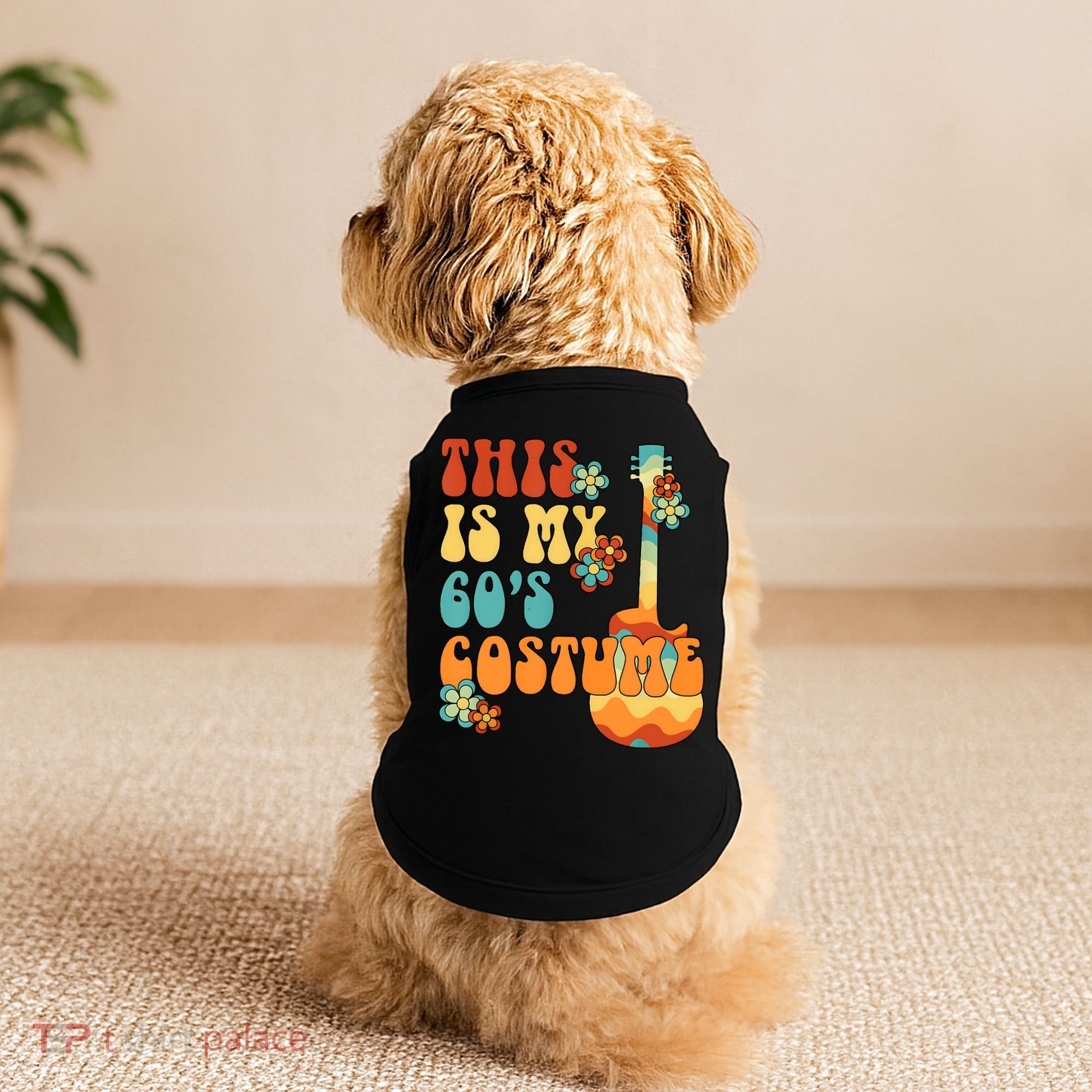 This Is My 60's Costume 60s Party Outfit Groovy Hippie Style Doggie Tank