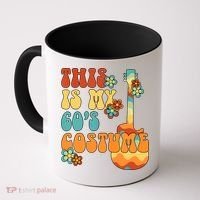 This Is My 60's Costume 60s Party Outfit Groovy Hippie Style Coffee Mug thumb 0