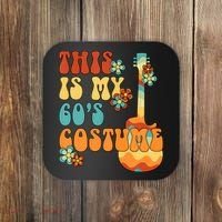 This Is My 60's Costume 60s Party Outfit Groovy Hippie Style Coaster thumb 0