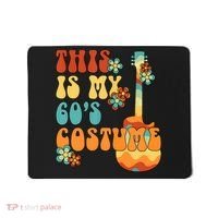 This Is My 60's Costume 60s Party Outfit Groovy Hippie Style Mousepad thumb 0
