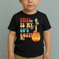 This Is My 60's Costume 60s Party Outfit Groovy Hippie Style Toddler T-Shirt thumb 2