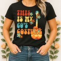 This Is My 60's Costume 60s Party Outfit Groovy Hippie Style Women's T-Shirt thumb 2