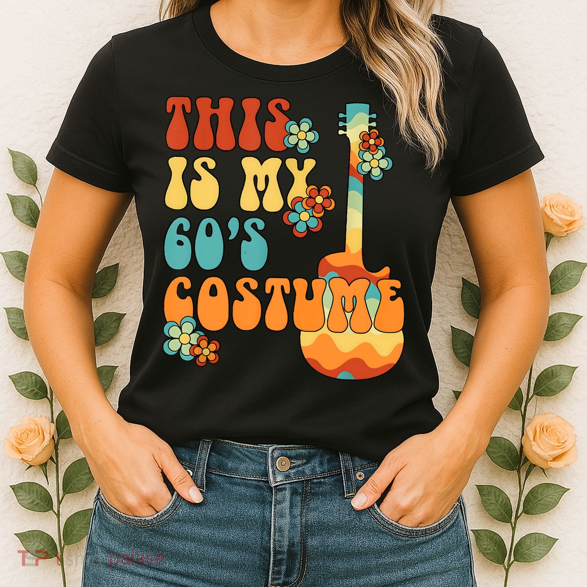 This Is My 60's Costume 60s Party Outfit Groovy Hippie Style Women's T-Shirt