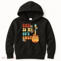 This Is My 60's Costume 60s Party Outfit Groovy Hippie Style Kids Hoodie thumb 0