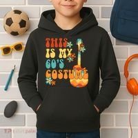 This Is My 60's Costume 60s Party Outfit Groovy Hippie Style Kids Hoodie thumb 2