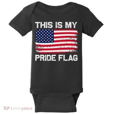 This Is My Pride Flag Baby Bodysuit