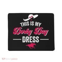 This Is My Derby Day Dress Funny Racing Horse Mousepad thumb 0
