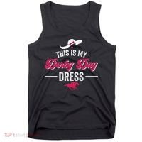 This Is My Derby Day Dress Funny Racing Horse Tank Top thumb 0