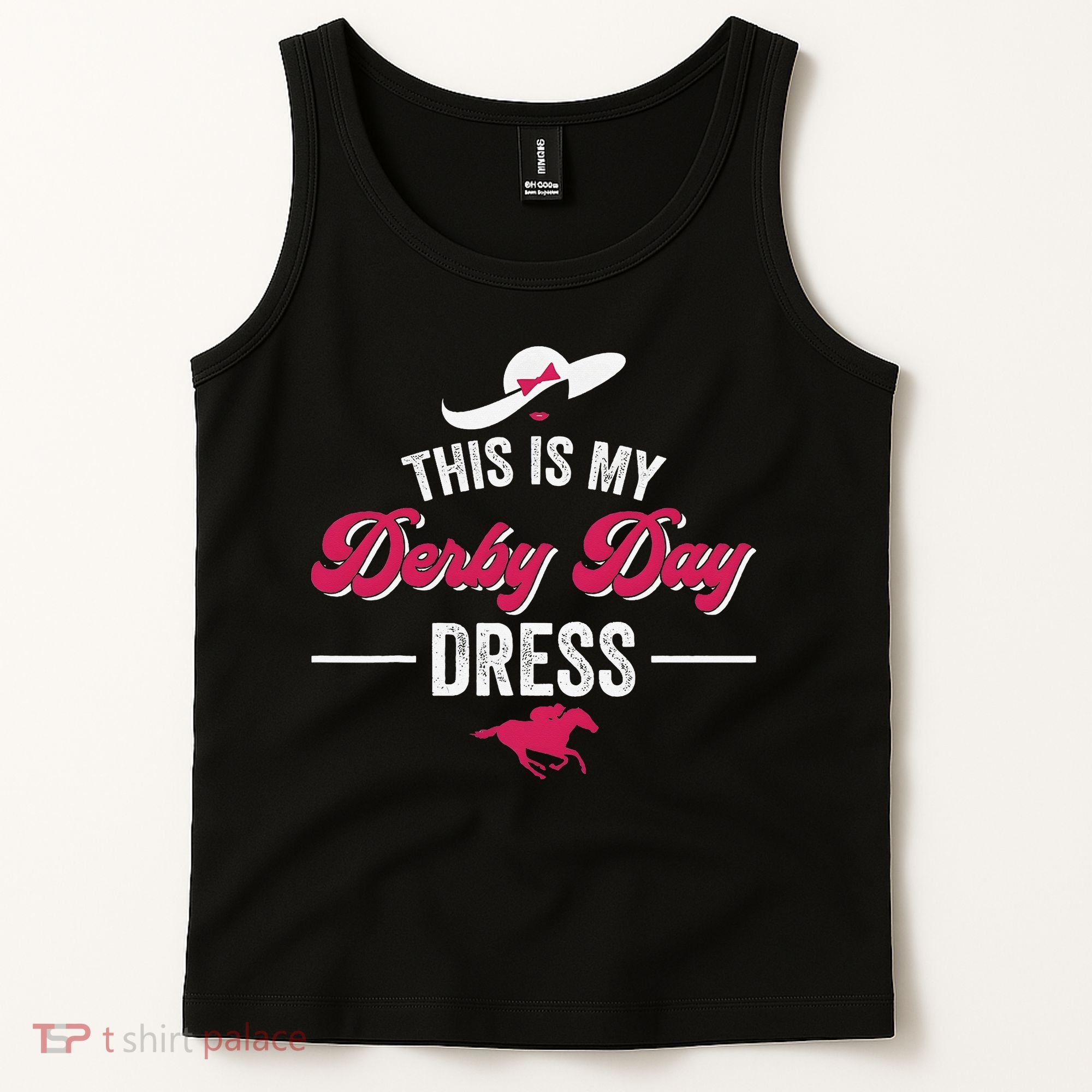 This Is My Derby Day Dress Funny Racing Horse Tank Top