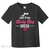 This Is My Derby Day Dress Funny Racing Horse Toddler T-Shirt thumb 0