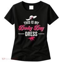 This Is My Derby Day Dress Funny Racing Horse Women's T-Shirt thumb 0