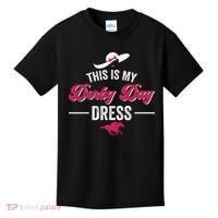 This Is My Derby Day Dress Funny Racing Horse Kids T-Shirt thumb 0