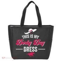 This Is My Derby Day Dress Funny Racing Horse Tote Bag thumb 0