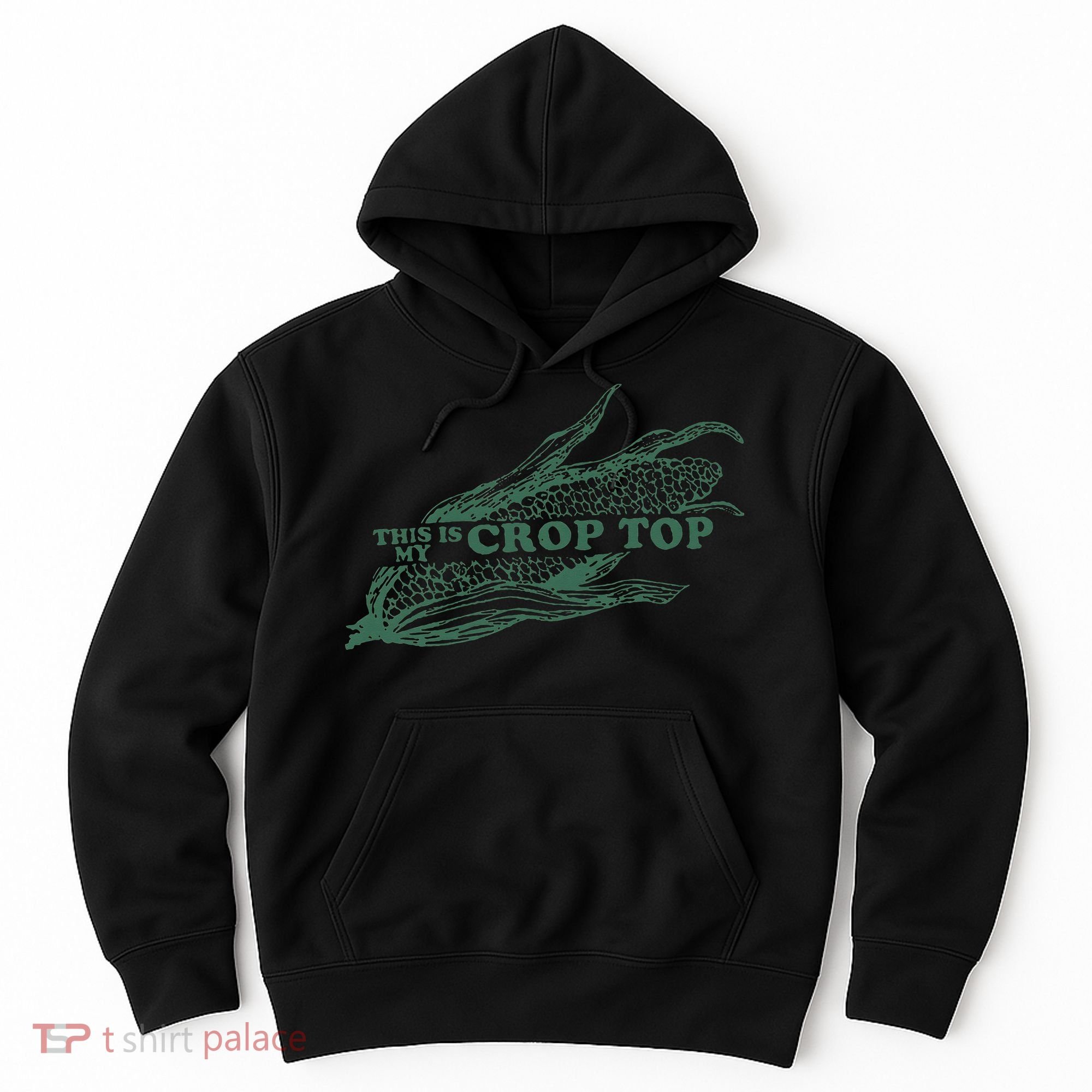 This Is My Crop Top Funny Farmer Farming Corn Lover Hoodie