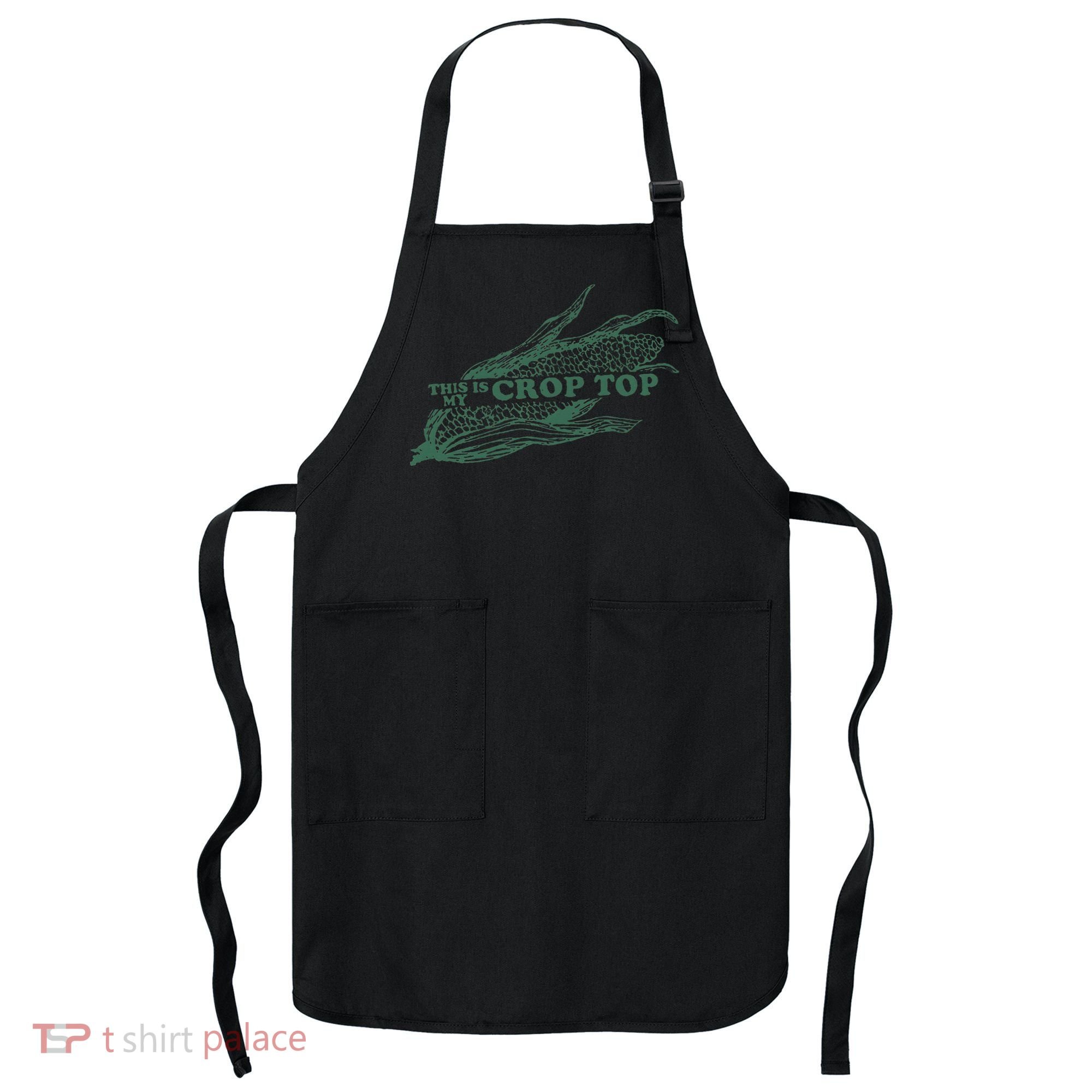 This Is My Crop Top Funny Farmer Farming Corn Lover Apron
