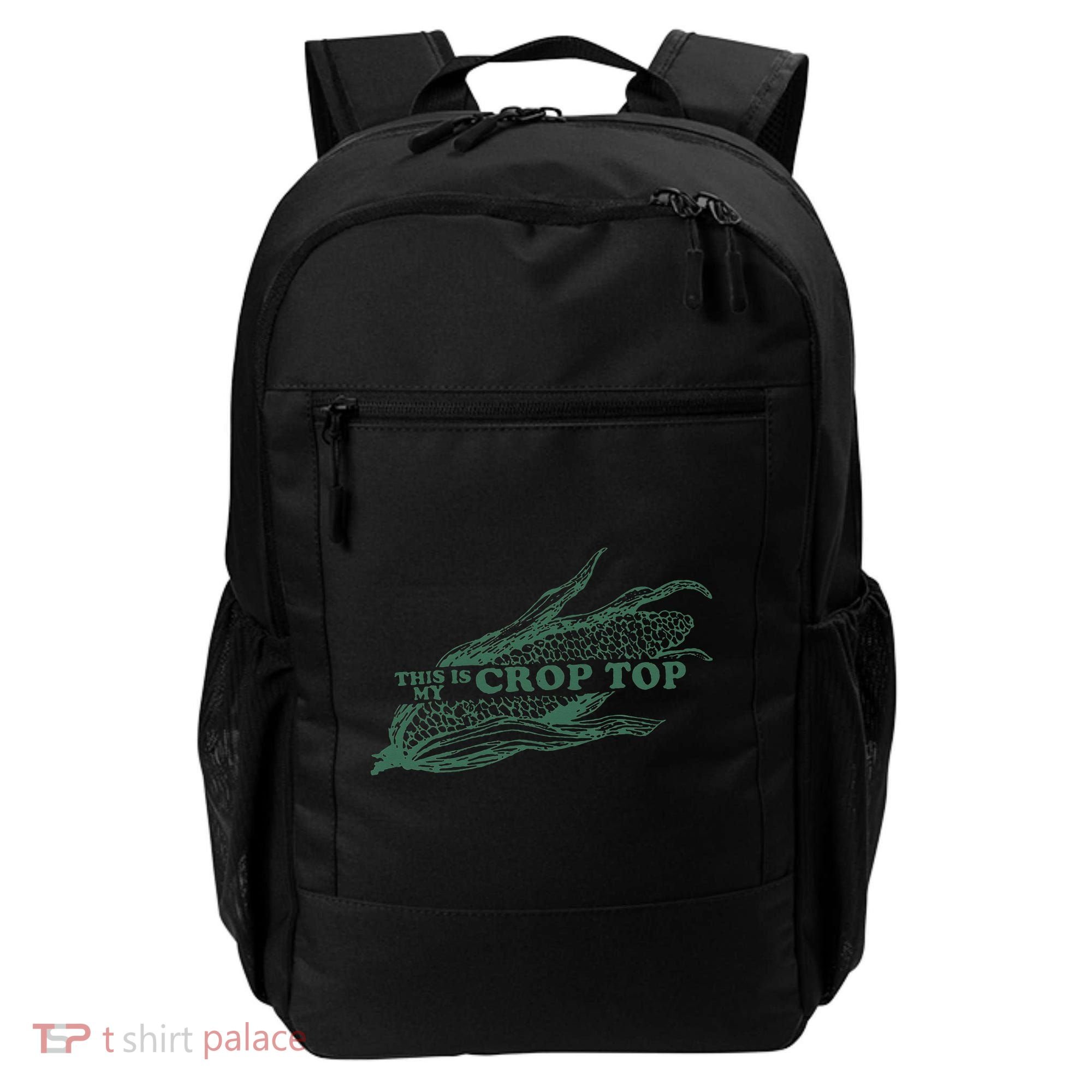 This Is My Crop Top Funny Farmer Farming Corn Lover Backpack
