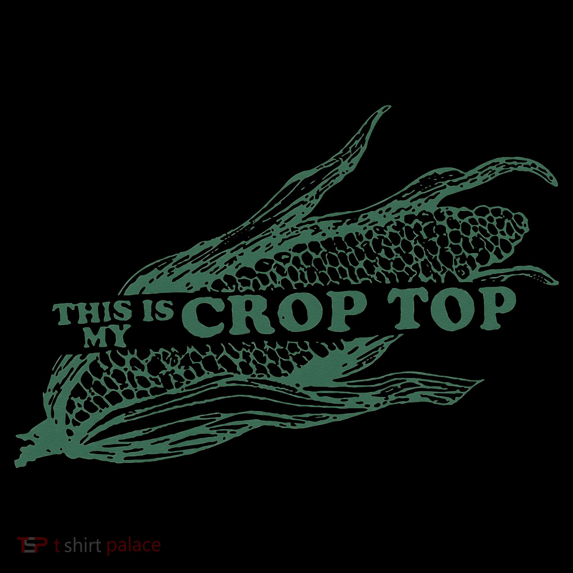 This Is My Crop Top Funny Farmer Farming Corn Lover Women's Hoodie