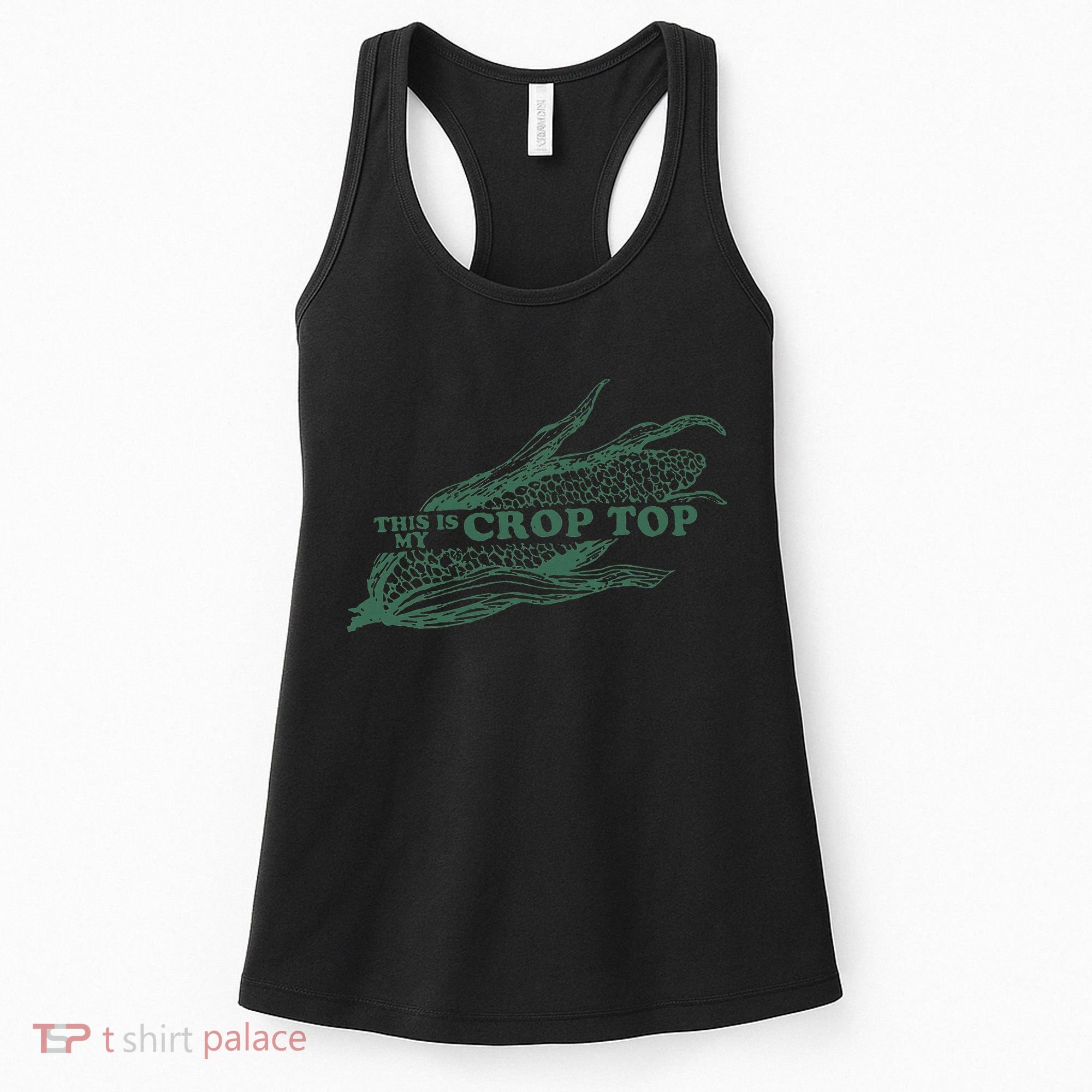 This Is My Crop Top Funny Farmer Farming Corn Lover Women's Tank Top