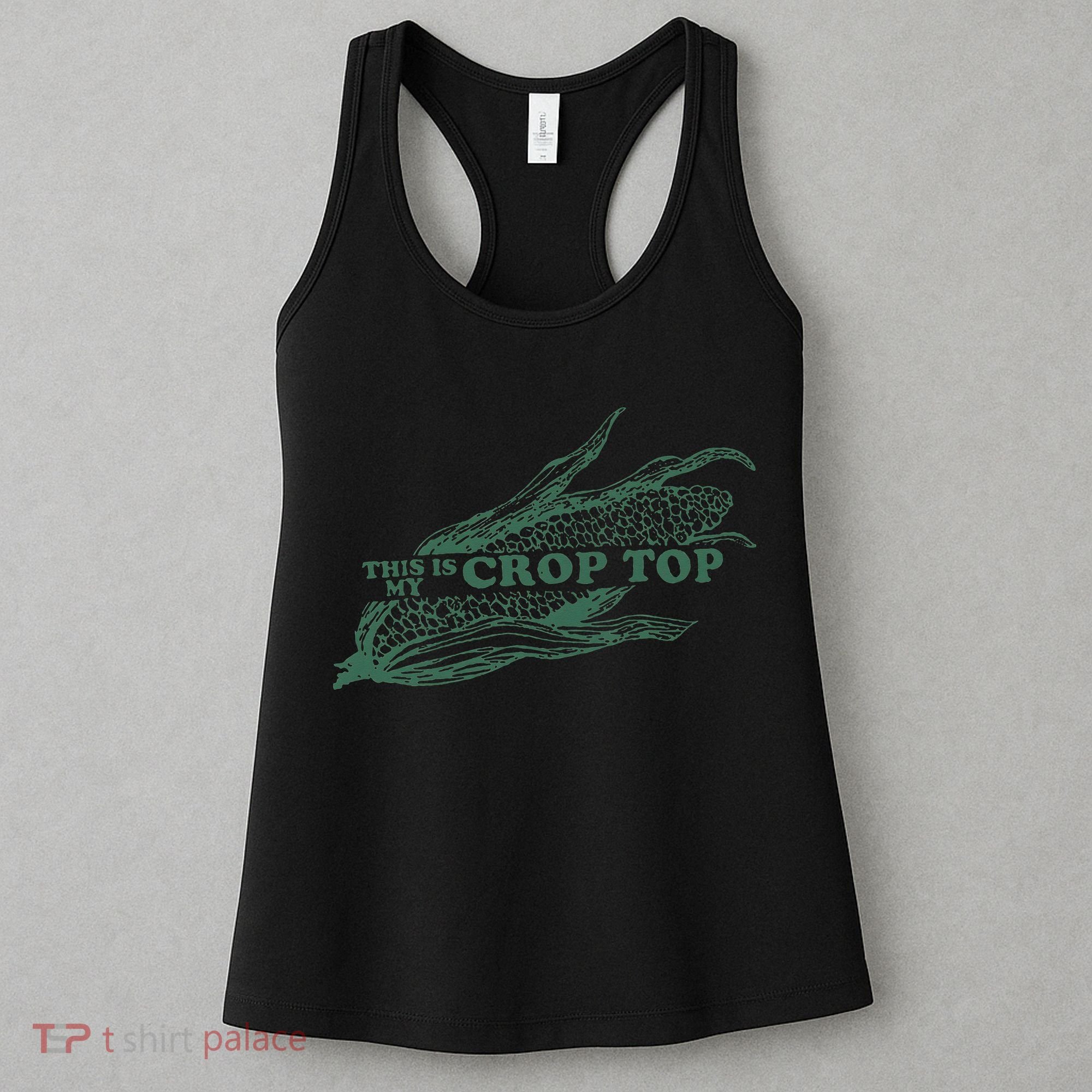 This Is My Crop Top Funny Farmer Farming Corn Lover Women's Tank Top