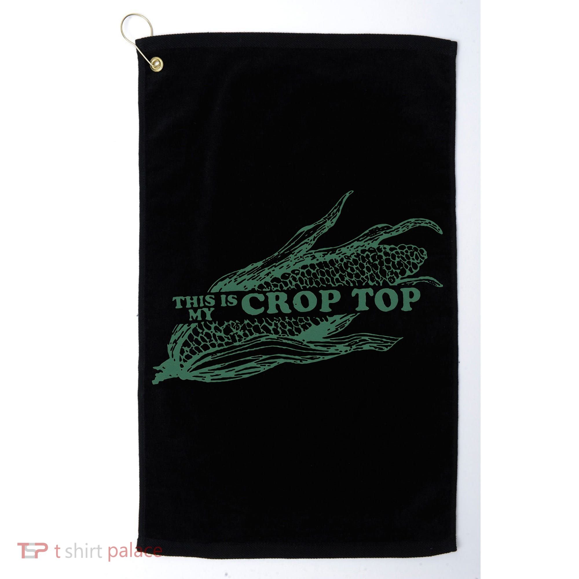 This Is My Crop Top Funny Farmer Farming Corn Lover Golf Towel