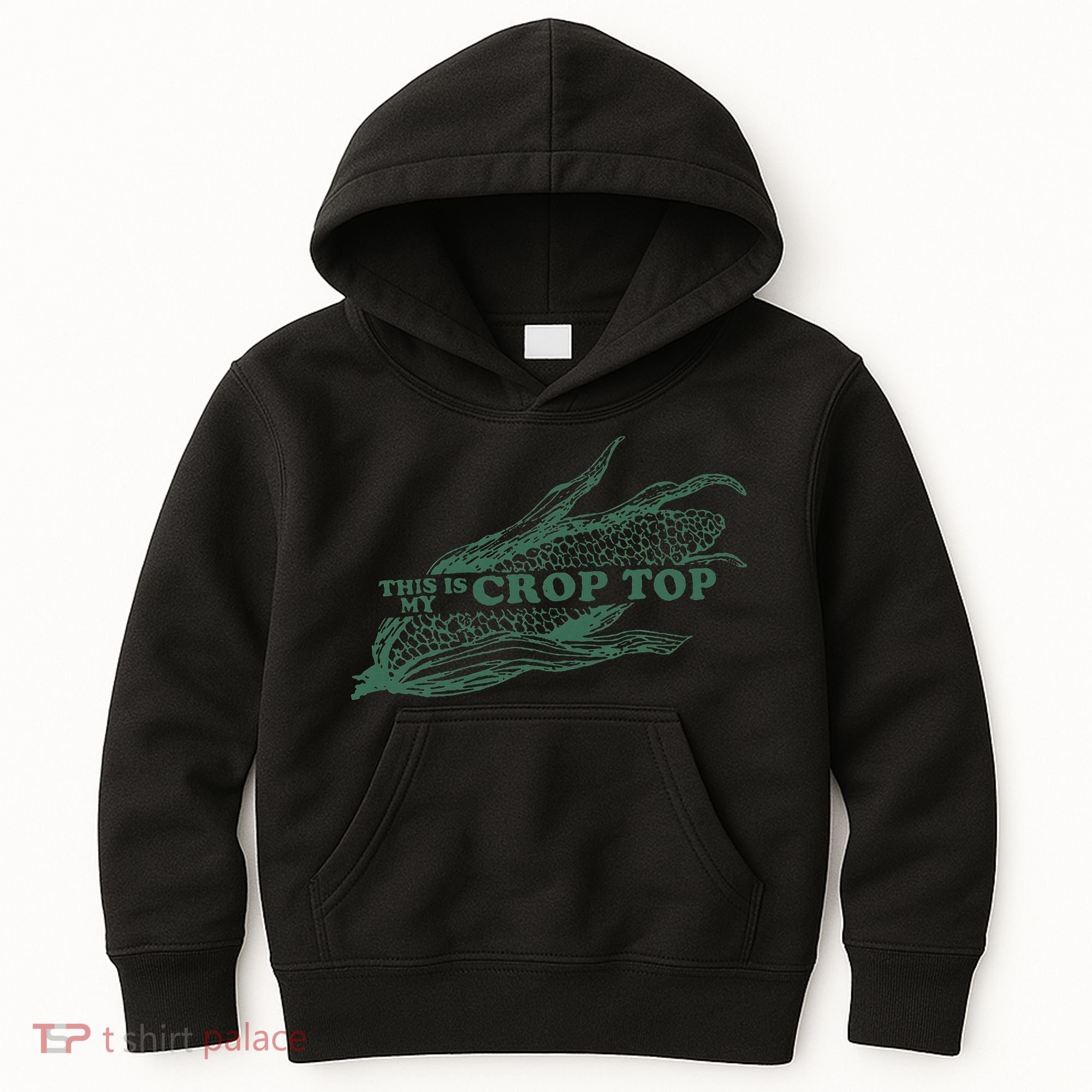 This Is My Crop Top Funny Farmer Farming Corn Lover Kids Hoodie