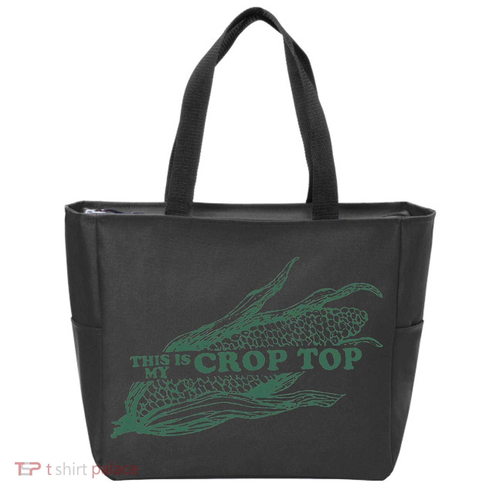 This Is My Crop Top Funny Farmer Farming Corn Lover Tote Bag