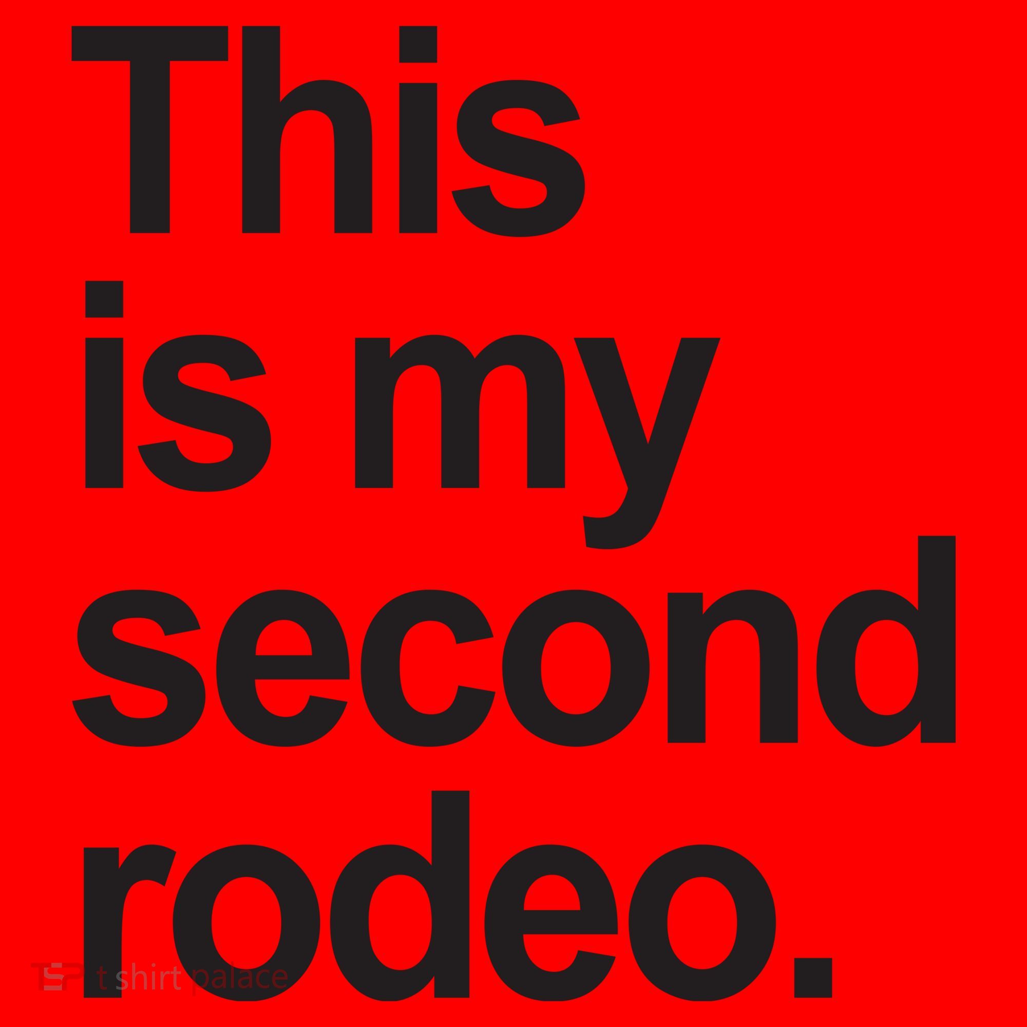 This Is My Second Rodeo Santa Hat