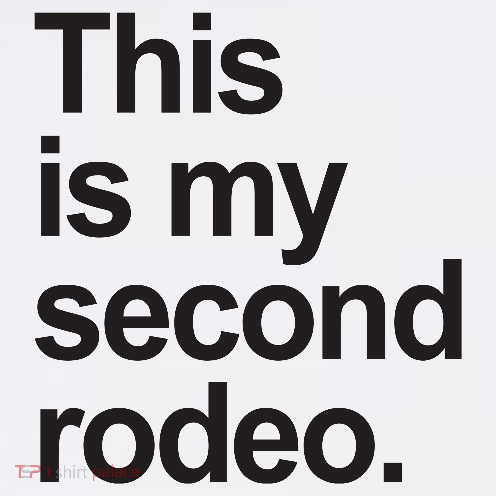 This Is My Second Rodeo Tumbler