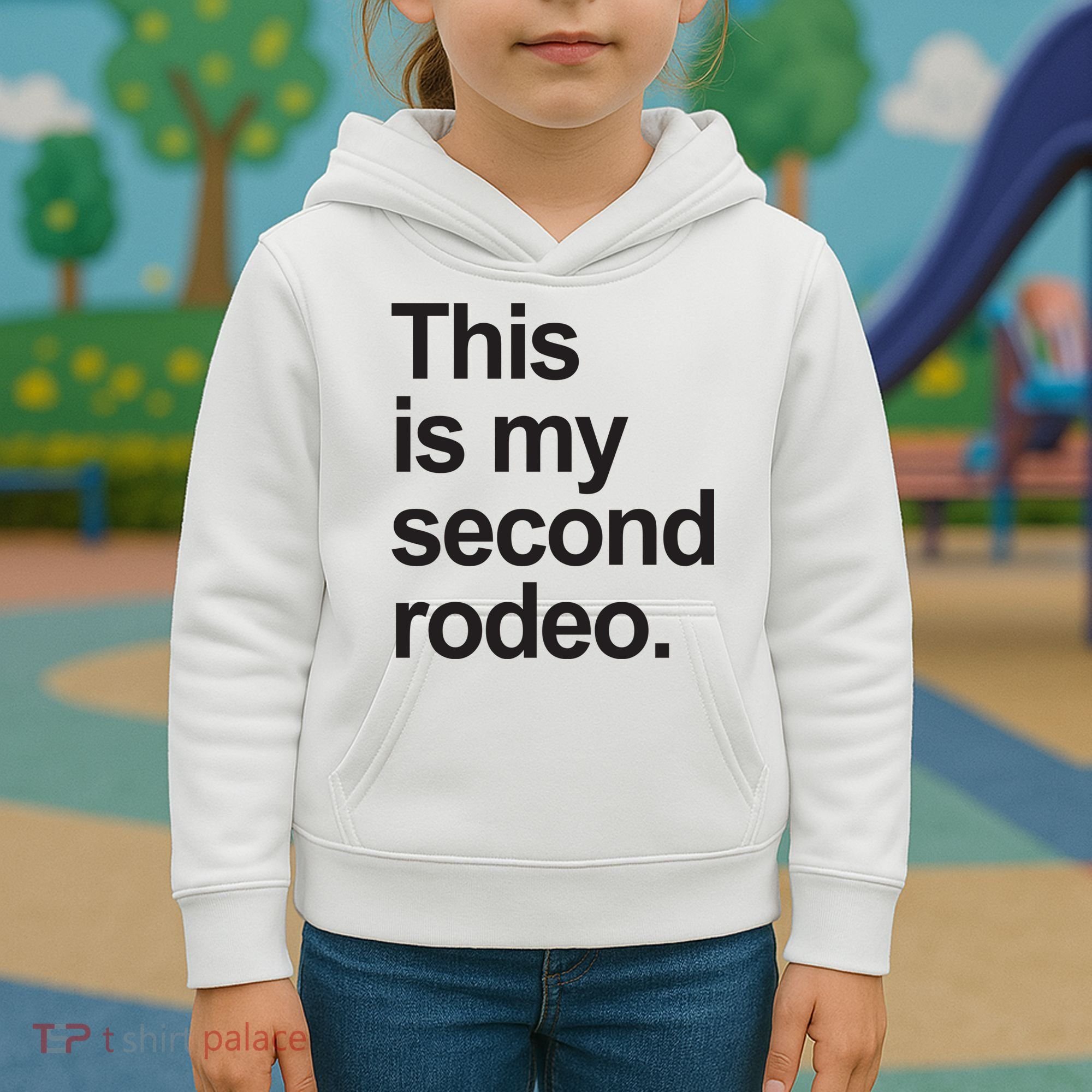 This Is My Second Rodeo Kids Hoodie