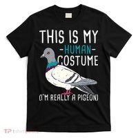 This Is My Human Costume Pigeon Racing Lover Bird Breeder T-Shirt thumb 0