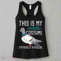 This Is My Human Costume Pigeon Racing Lover Bird Breeder Women's Tank Top thumb 3
