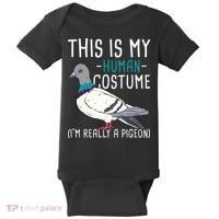 This Is My Human Costume Pigeon Racing Lover Bird Breeder Baby Bodysuit thumb 0