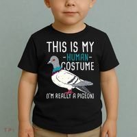 This Is My Human Costume Pigeon Racing Lover Bird Breeder Toddler T-Shirt thumb 2