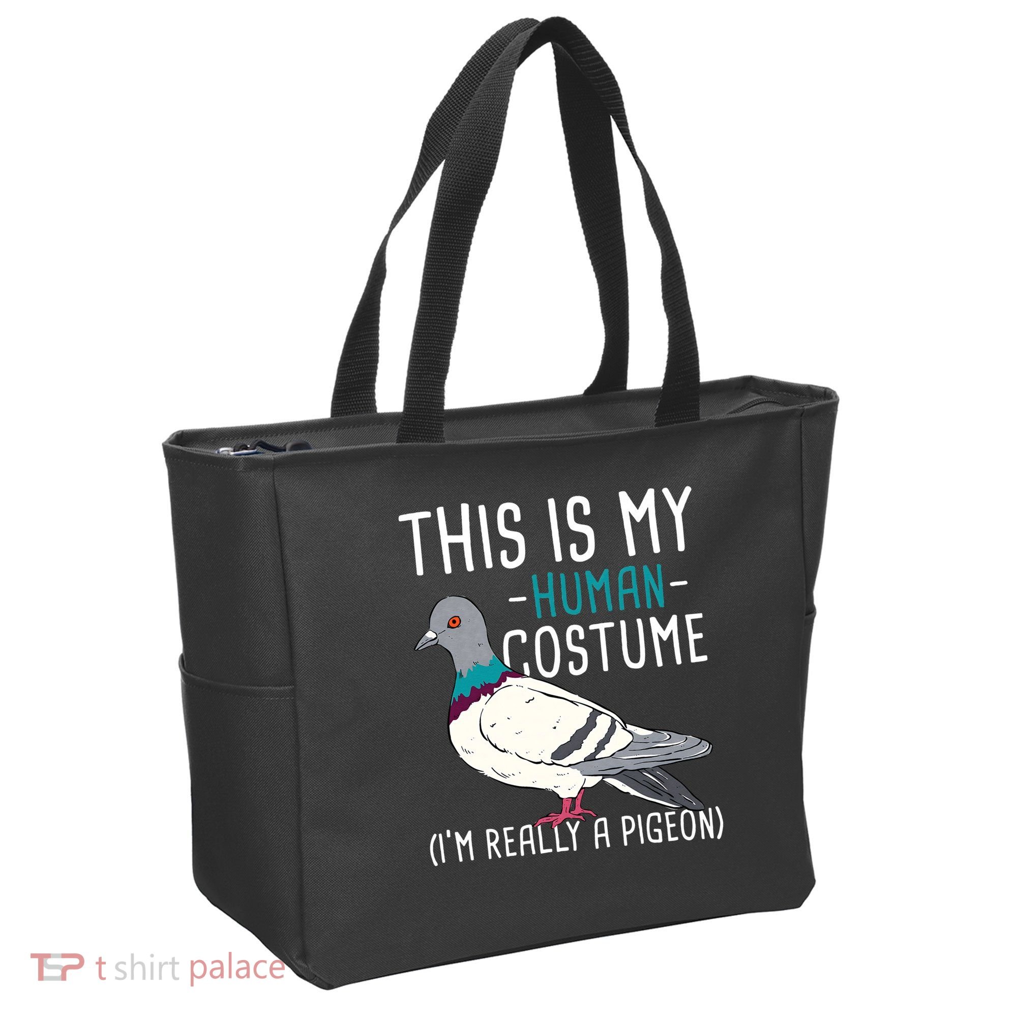 This Is My Human Costume Pigeon Racing Lover Bird Breeder Tote Bag