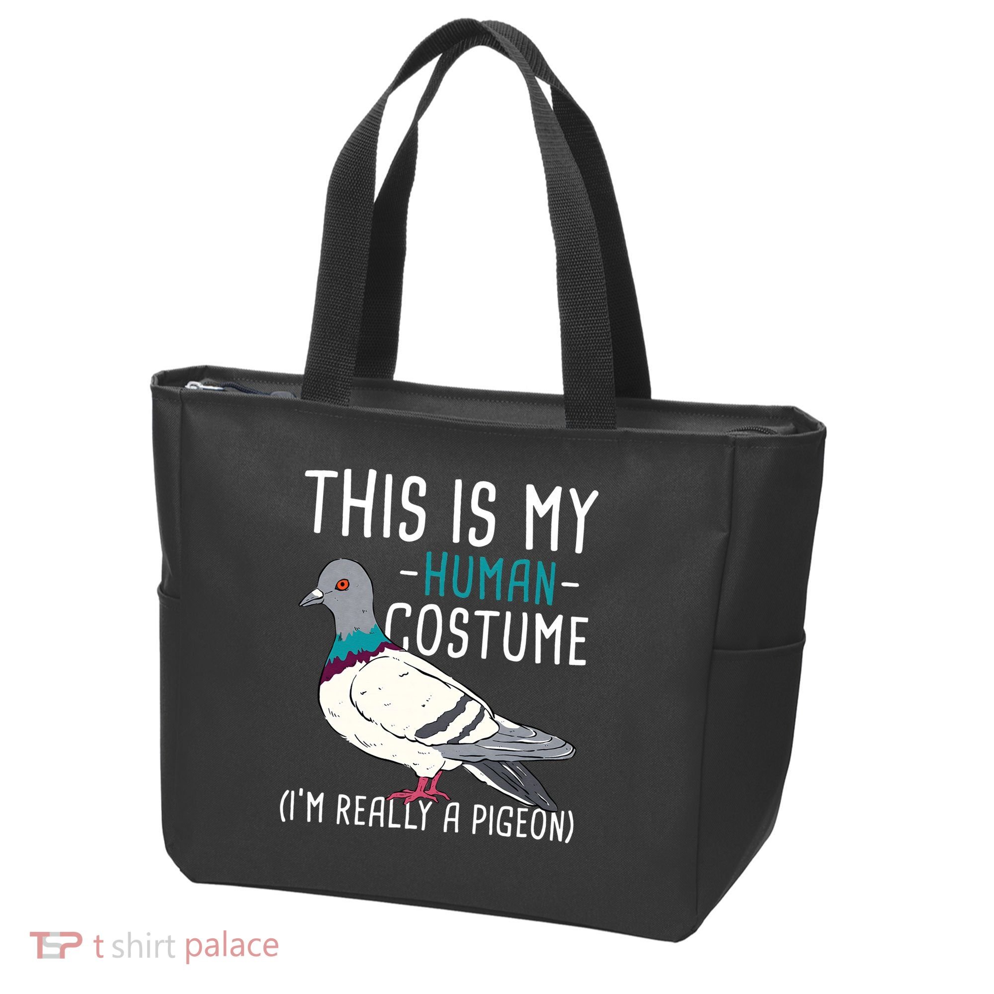 This Is My Human Costume Pigeon Racing Lover Bird Breeder Tote Bag