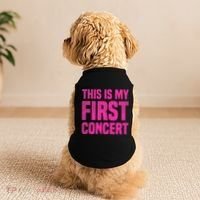 This Is My First Concert Music Event Doggie Tank thumb 2