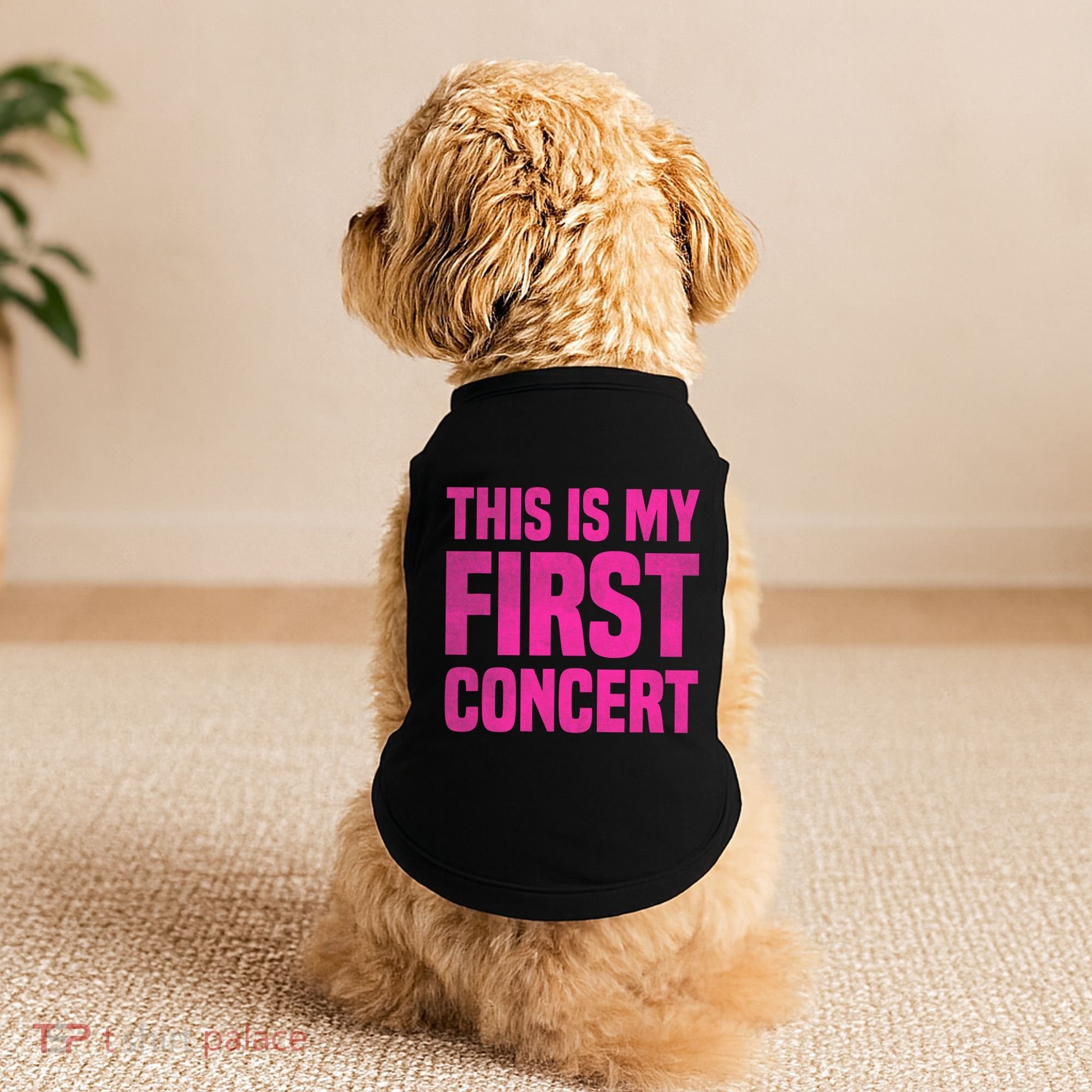 This Is My First Concert Music Event Doggie Tank