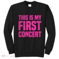 This Is My First Concert Music Event Sweatshirt thumb 0