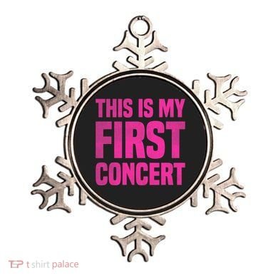 This Is My First Concert Music Event Ornament