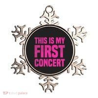 This Is My First Concert Music Event Ornament thumb 0