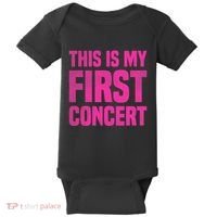 This Is My First Concert Music Event Baby Bodysuit thumb 0