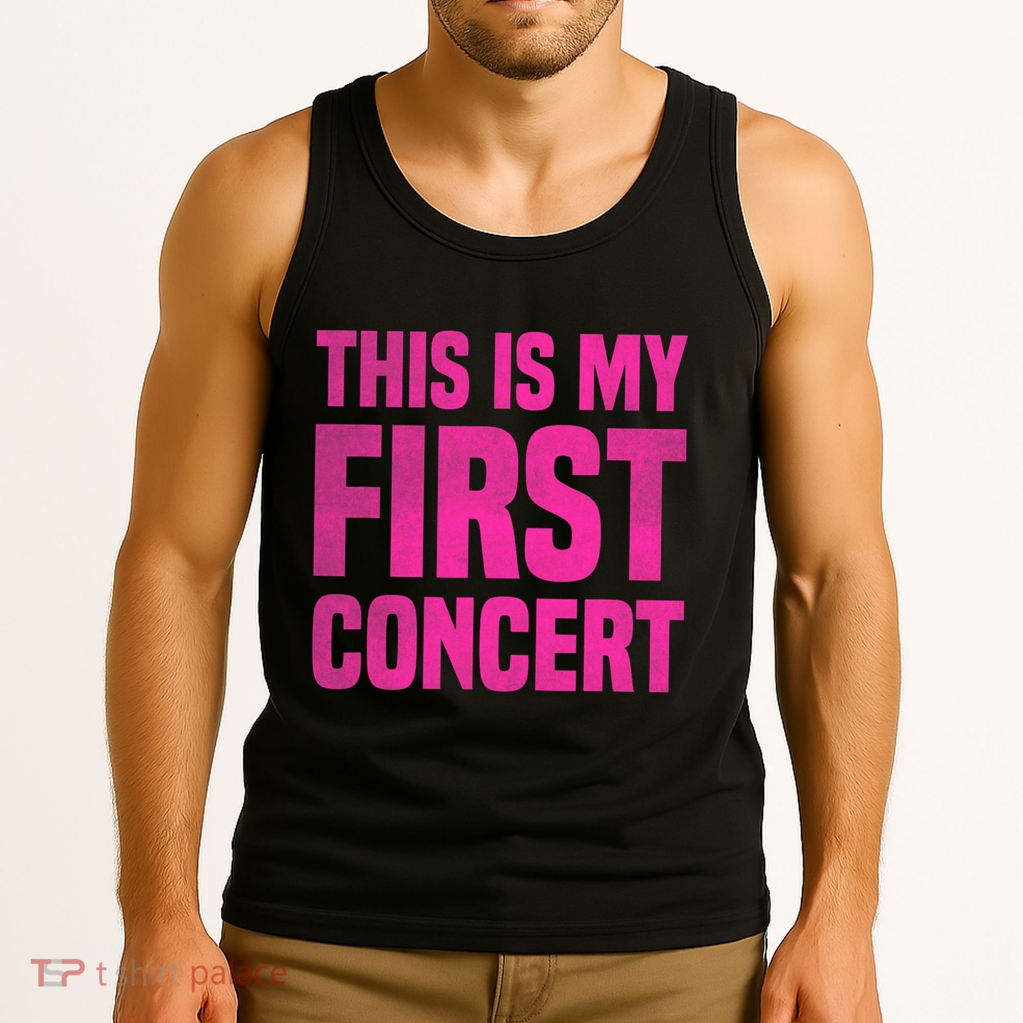 This Is My First Concert Music Event Tank Top