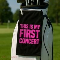 This Is My First Concert Music Event Golf Towel thumb 2