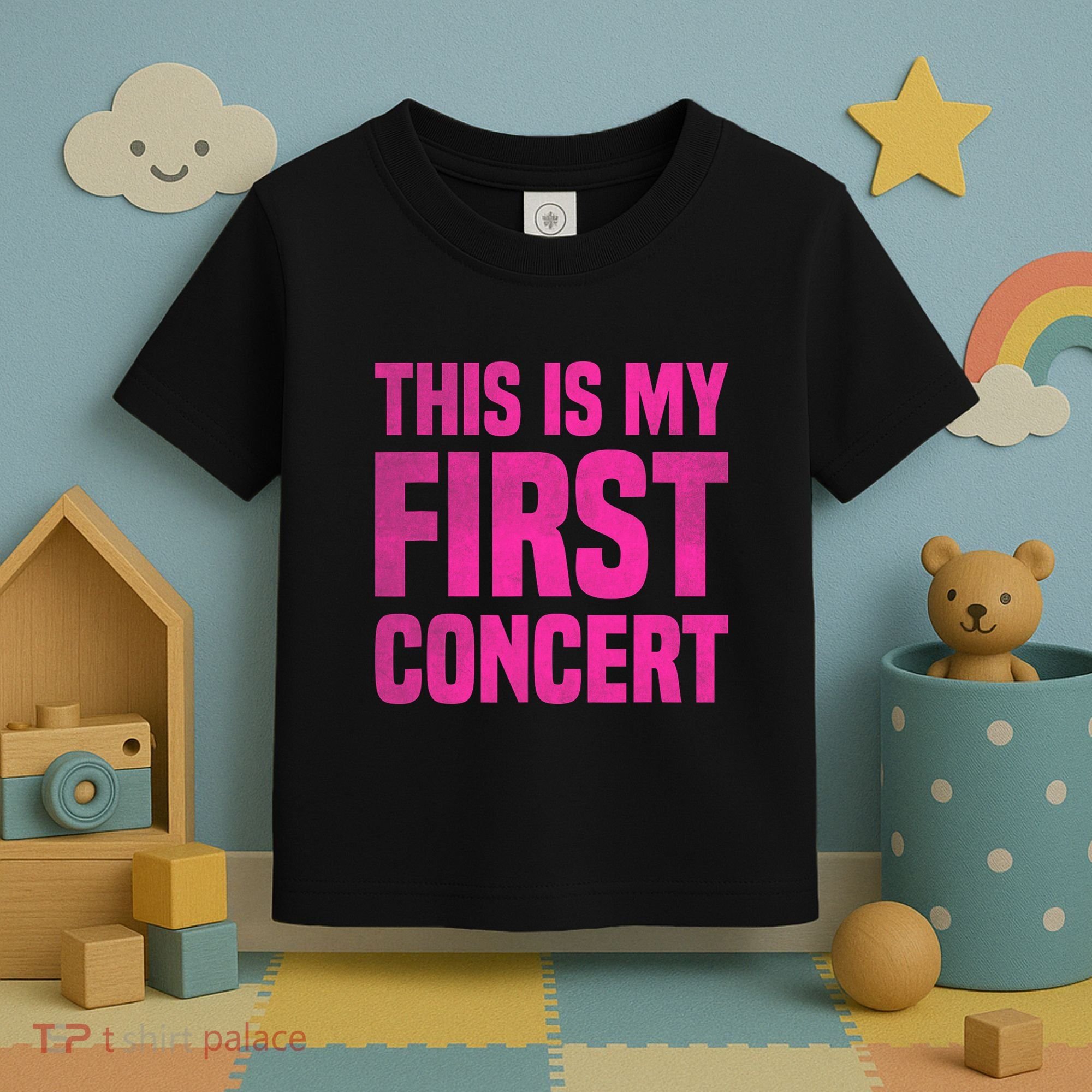 This Is My First Concert Music Event Toddler T-Shirt