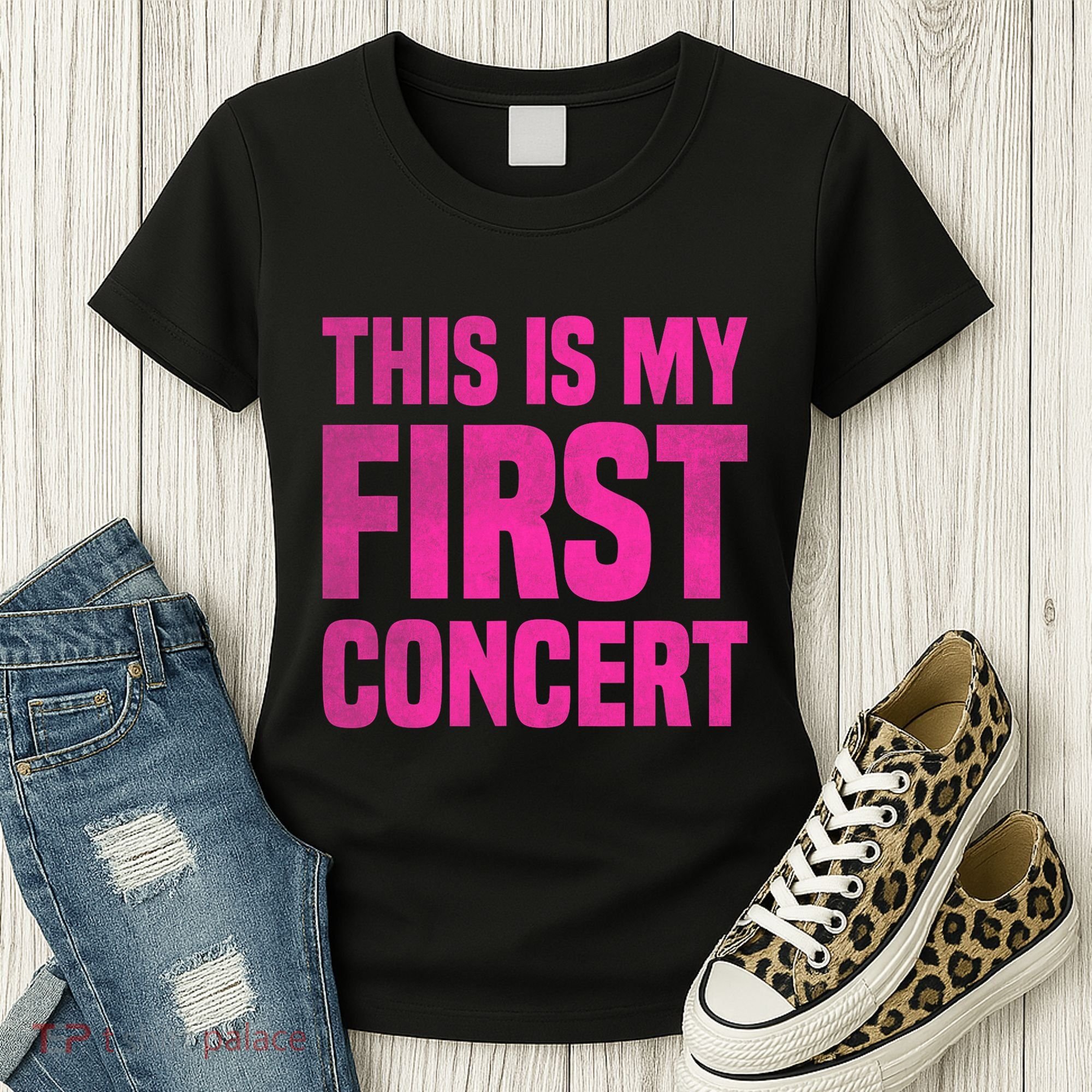 This Is My First Concert Music Event Women's T-Shirt