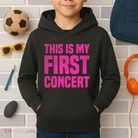 This Is My First Concert Music Event Kids Hoodie thumb 2