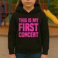 This Is My First Concert Music Event Kids Hoodie thumb 3