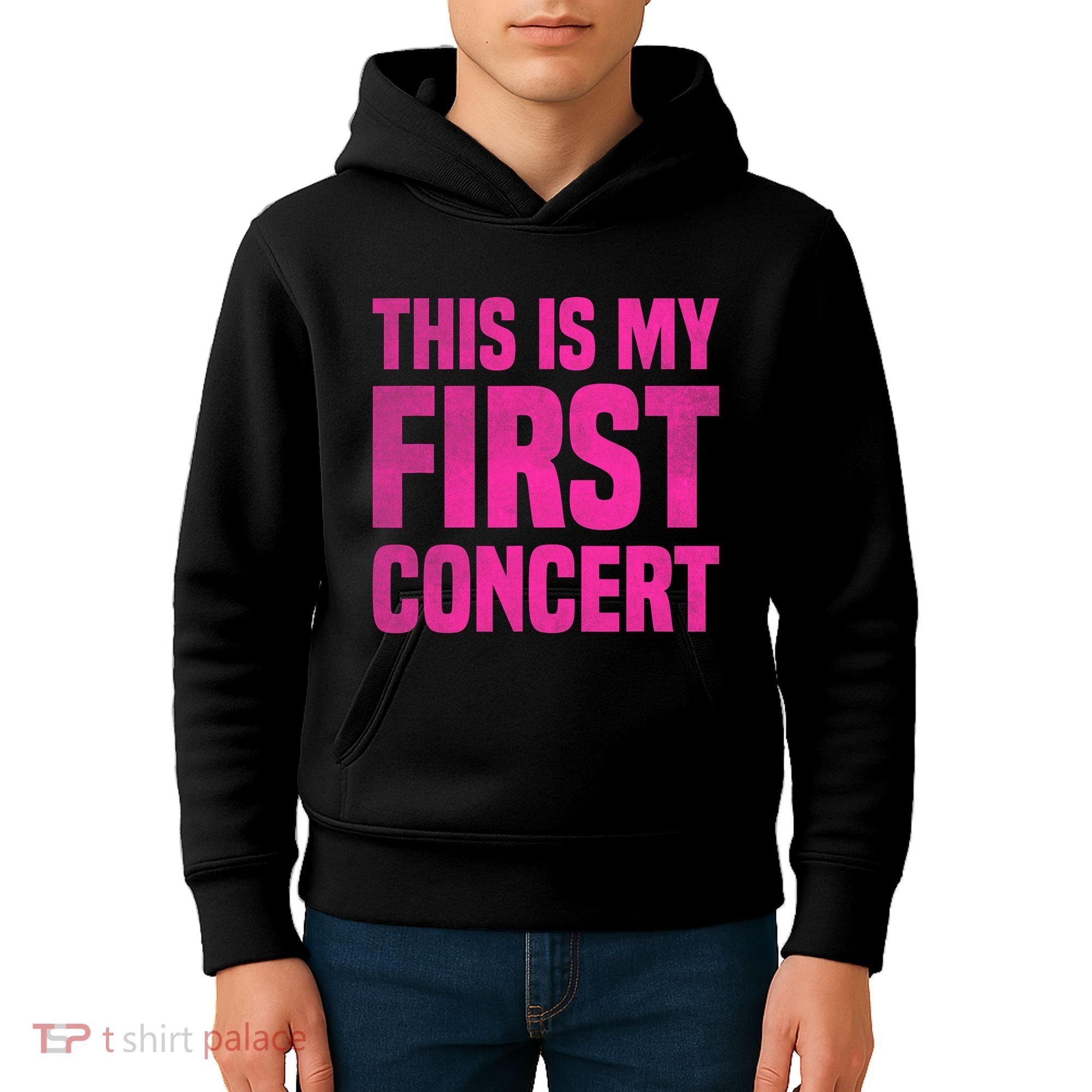This Is My First Concert Music Event Kids Hoodie