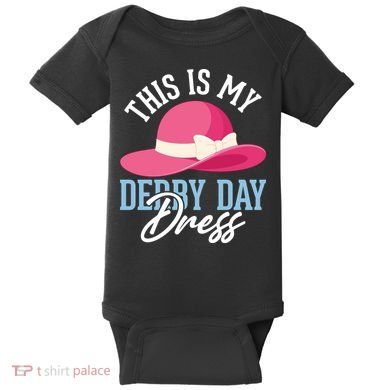 This Is My Derby Day Dress Baby Bodysuit