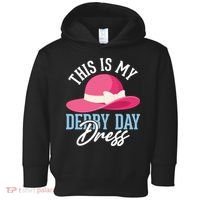 This Is My Derby Day Dress Toddler Hoodie thumb 0